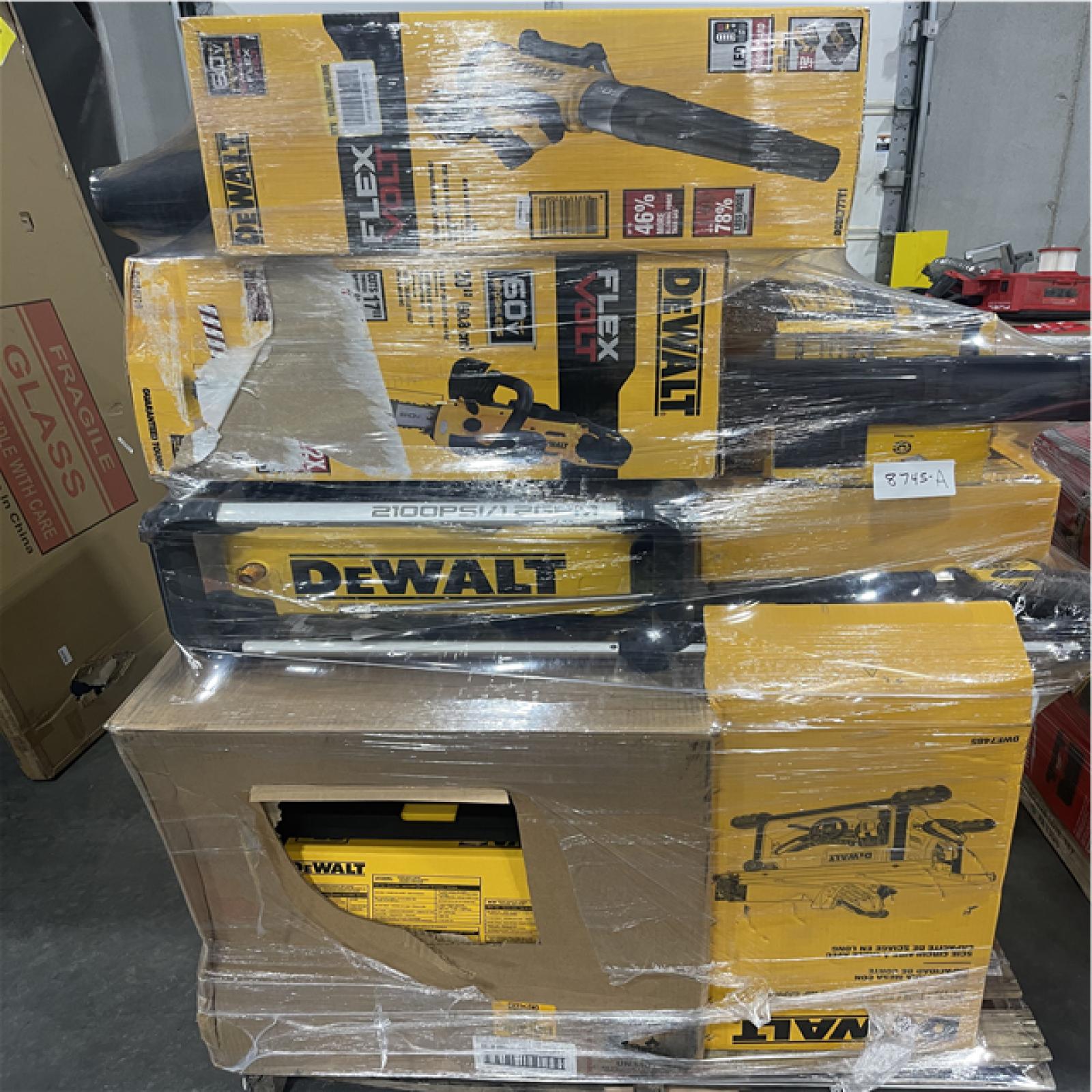 Atlanta Location As-Is Power Tools Partial Truckload (9 Pallets) 8745-A