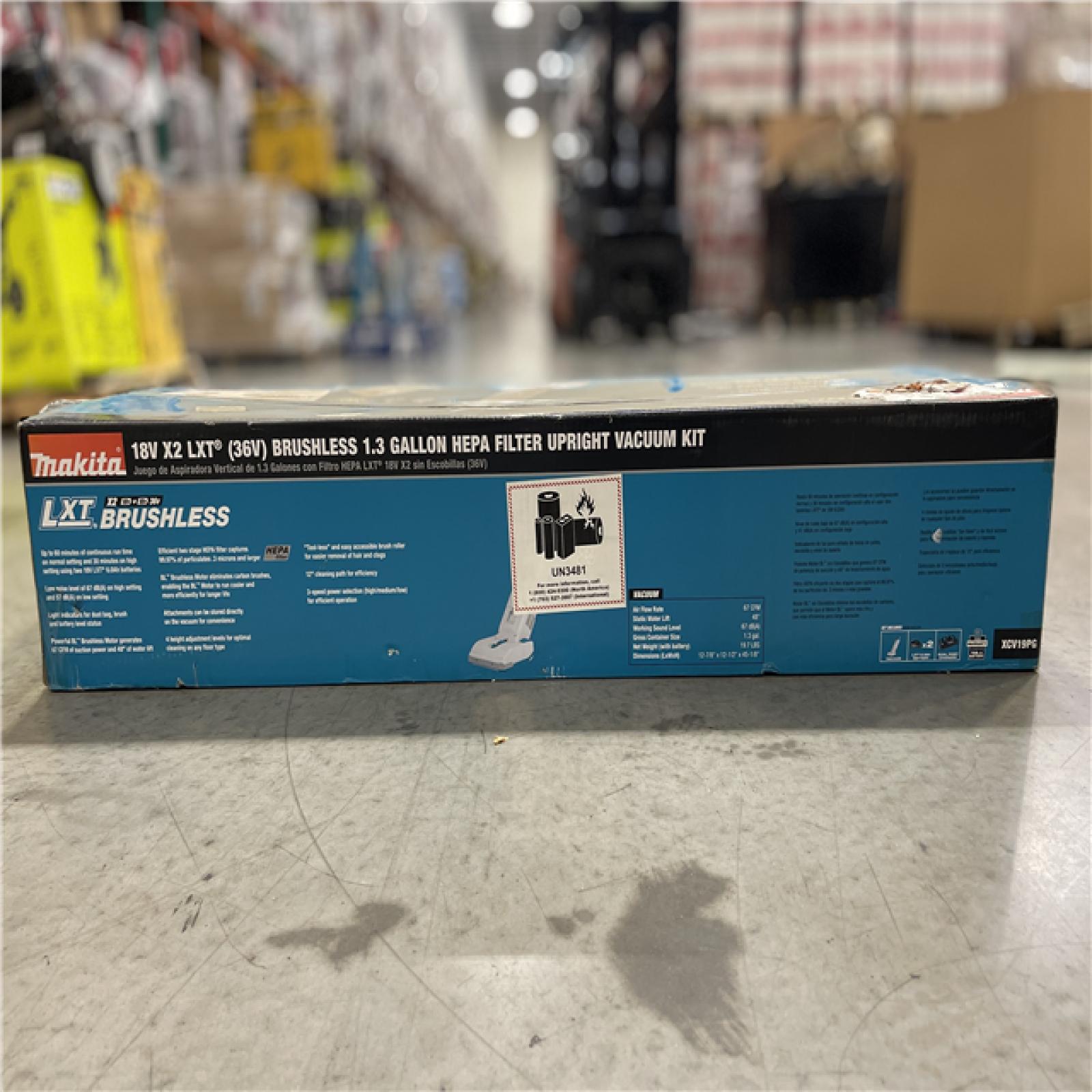 NEW! - Makita 18V X2 LXT Lithium-Ion (36V) 6.0 Ah Brushless Cordless 1.3 Gal. HEPA Filter Upright Vacuum