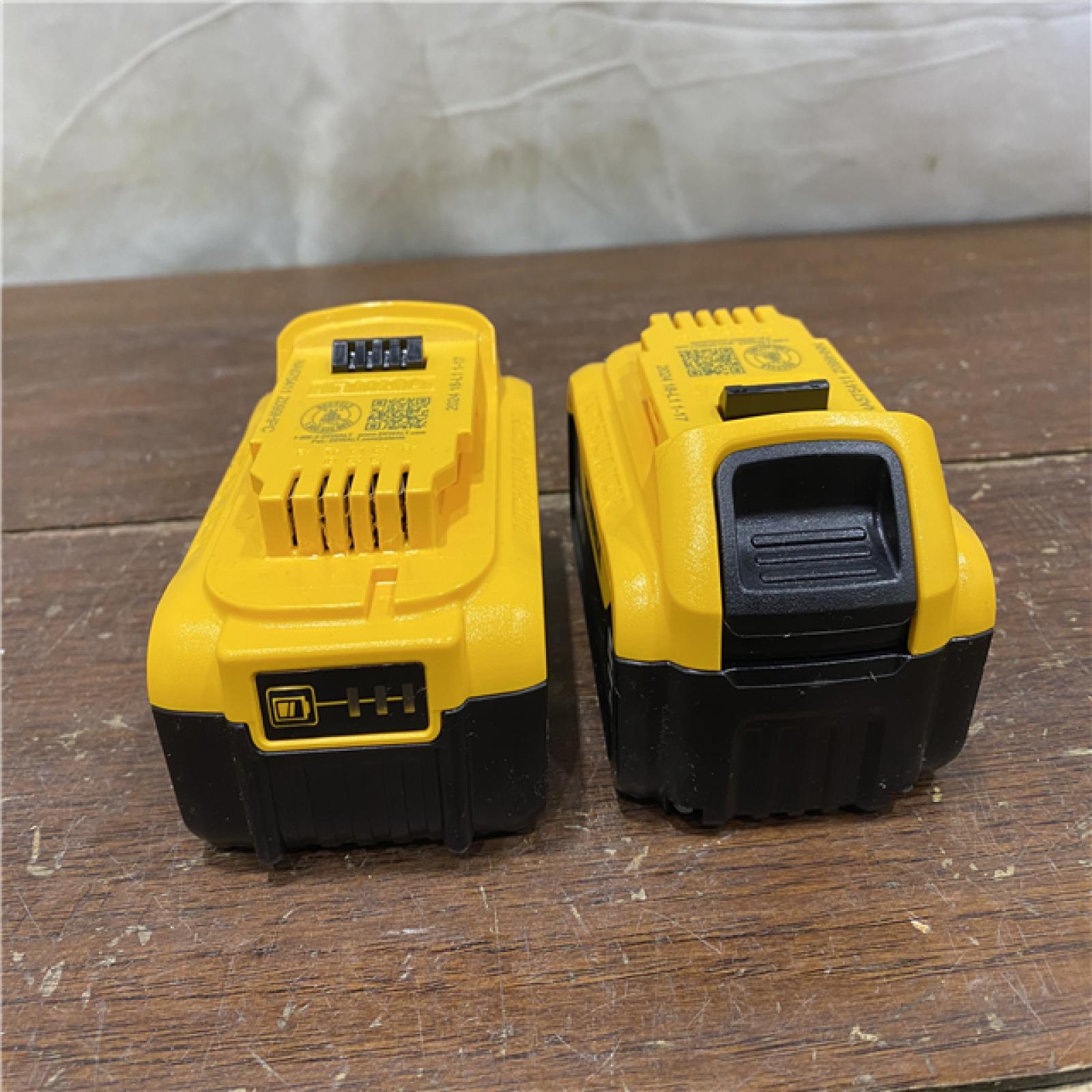 AS-IS DEWALT 20V MAX XR Premium Lithium-Ion 5.0Ah Battery Pack (2 Pack)