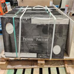 Phoenix Location MSI Carrara Noire 16 in. x 32 in. Polished Porcelain Marble Look Floor and Wall Tile (203 sq. ft. 15 Case)