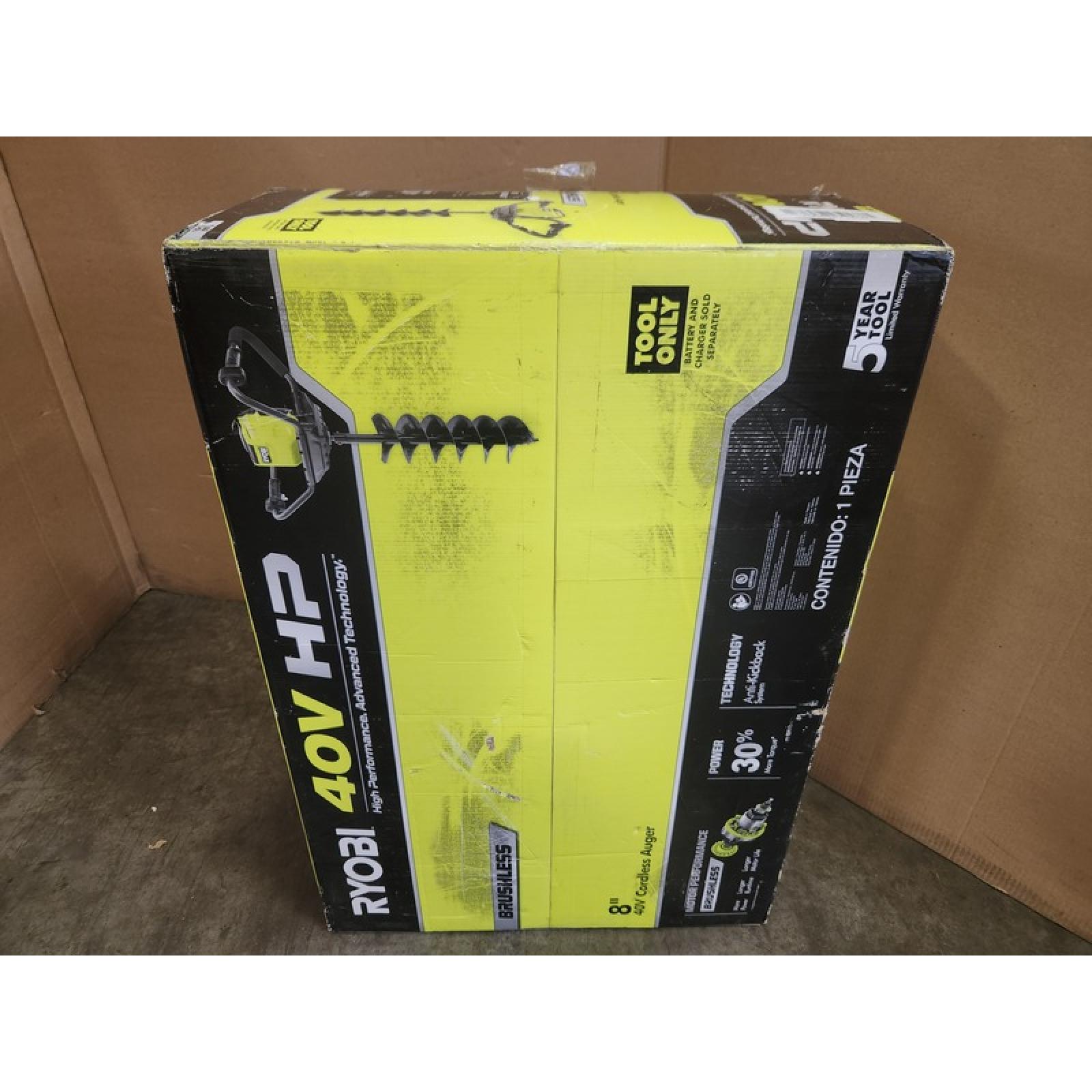 Phoenix NEW RYOBI 40V HP Brushless Cordless Earth Auger with 8 in. Bit (Tool Only)