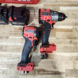 HOUSTON LOCATION - AS - IS Milwaukee FUEL 18V Lithium-Ion Brushless Cordless Hammer Drill and Impact Driver Combo Kit