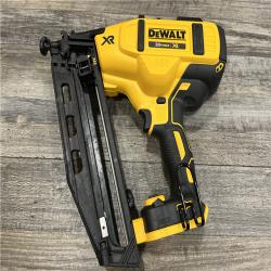 AS-IS DEWALT 20V MAX XR 16-Gauge Electric Cordless Angled Finishing Nailer Kit