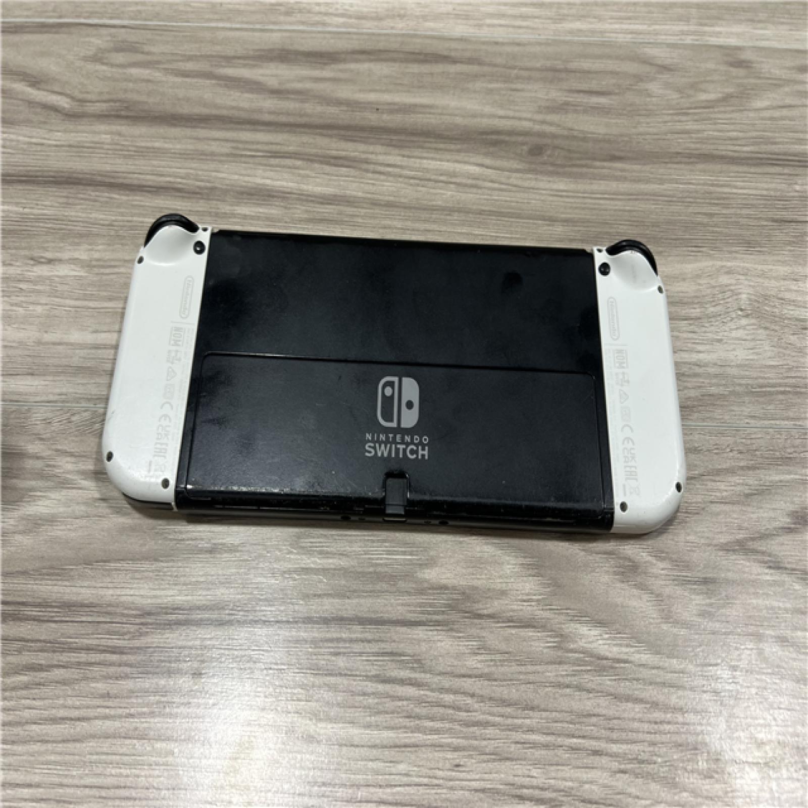 AS-IS Nintendo Switch - OLED Model with White Joy-Con