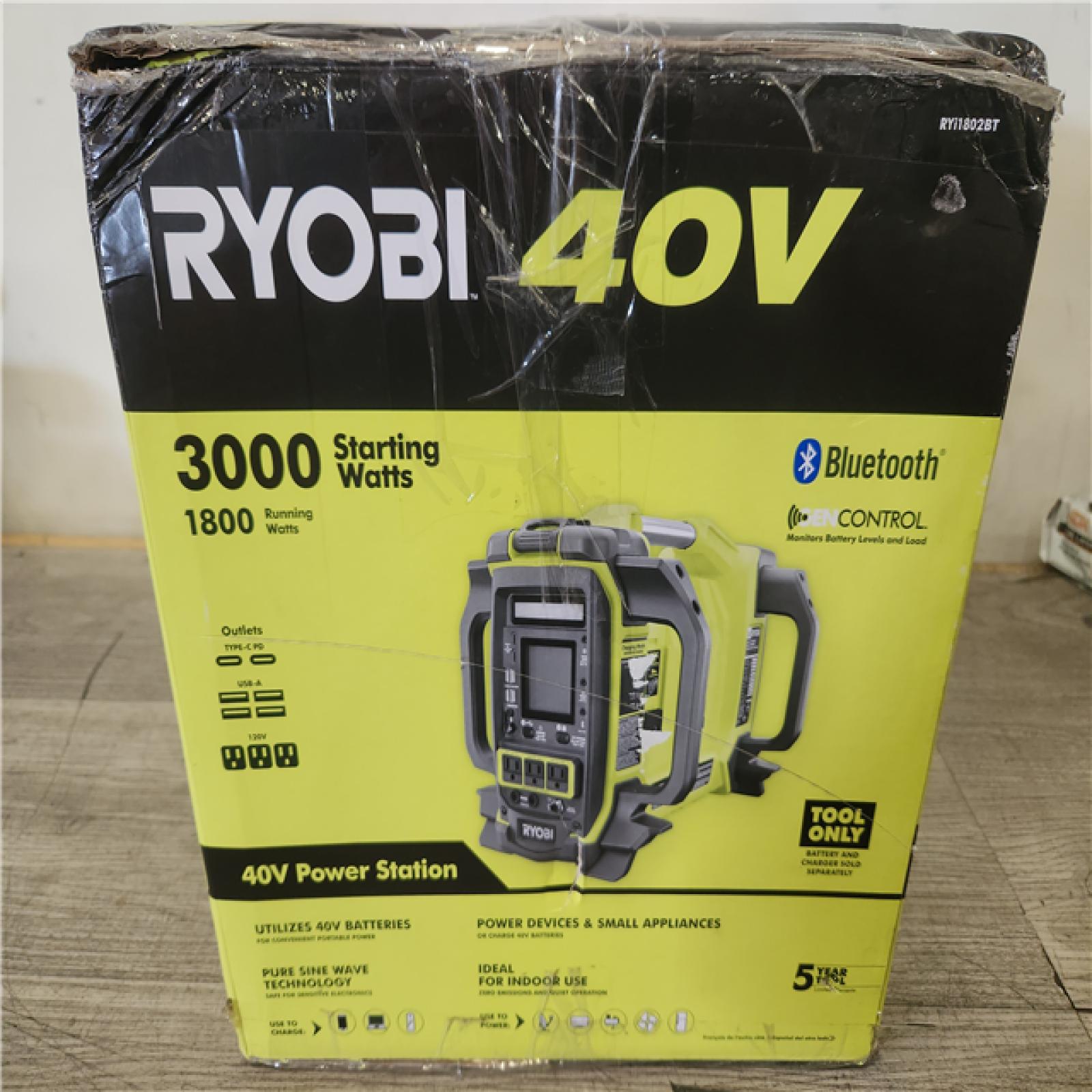 Phoenix NEW RYOBI 18V ONE+ 1800-Watt Portable Battery Inverter Power Station/8-Port Charger (Tool Only)