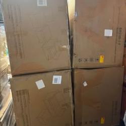 Jasmine Springtown-12-Piece Wicker Outdoor Sectional Set with Black Cushions-New in Box!!