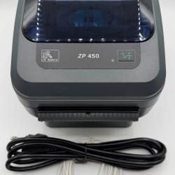 LOT OF 10 - Zebra ZP450 Direct Thermal Label Printers –– USED Tested & Working