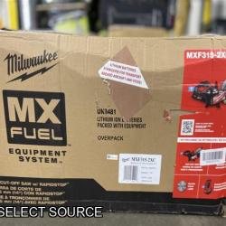 DALLAS LOCATION - Milwaukee MX FUEL Lithium-Ion 14 in. Cut Off Saw Kit with RAPIDSTOP Brake w/ (2) FORGE XC8.0 Batteries & (1) MX FUEL Super Charger